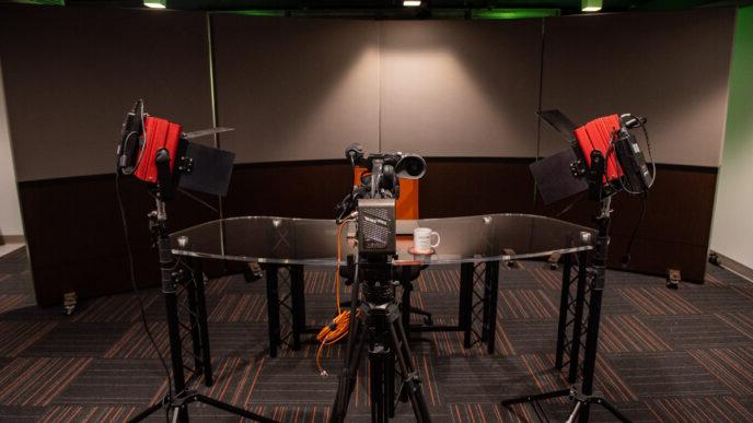 photo of TV studio Silver Spring media lab